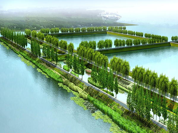 苏州阳澄湖万亩渔业养殖水体循环规划